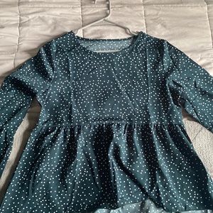 Casual peplum blouse